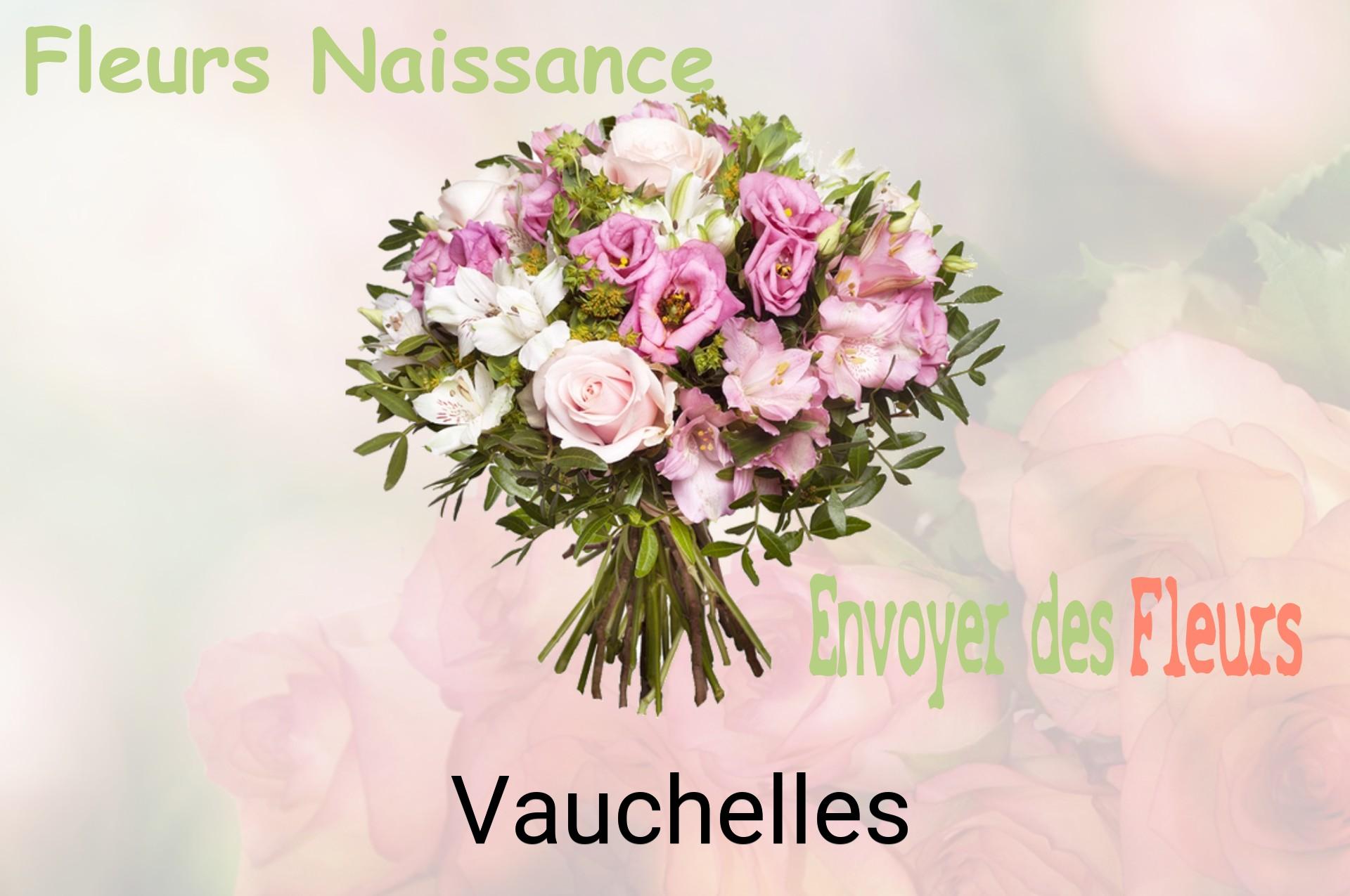 Bouquet de fleurs de naissance livré à Vauchelles